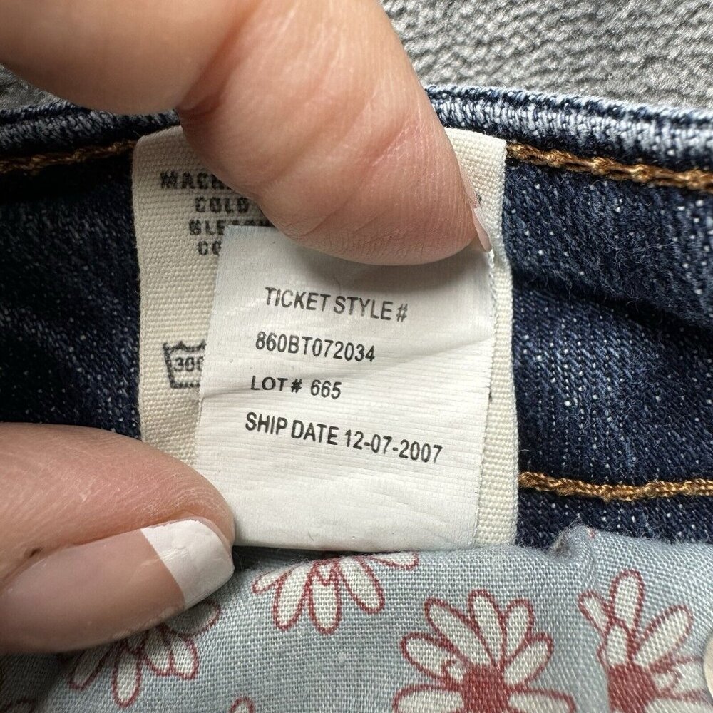 Venus Denim‎ Skinny Jeans Women's 9 Long Blue Medium Wash - Picture 11 of 11